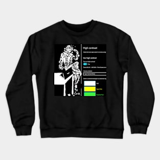 High Contrast Crewneck Sweatshirt